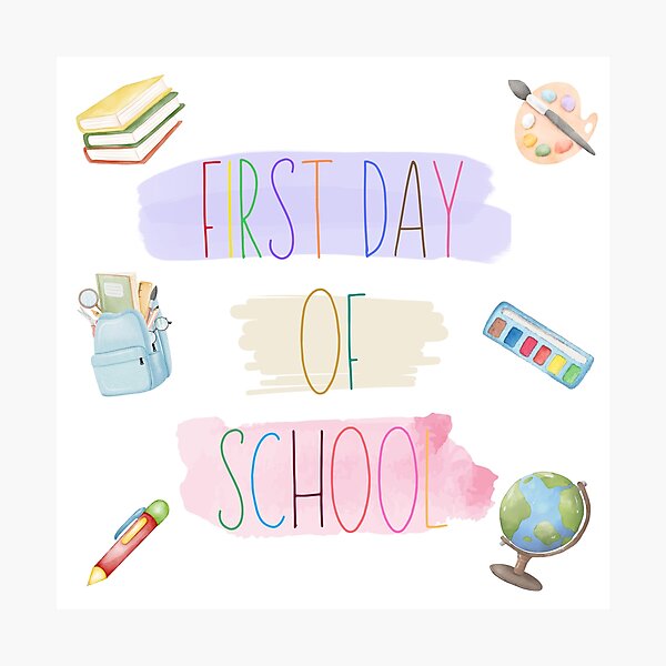 Item preview, First day of school designed and sold by toriodesigns.