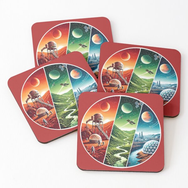Item preview, Mars Trilogy | Red, Green, Blue Mars designed and sold by Random-Reality.