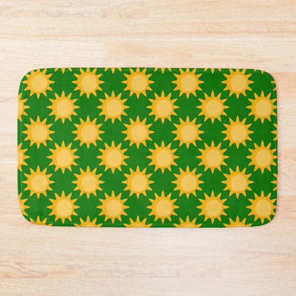 Item preview, Shining Sun On Green Background Pattern  designed and sold by PatternTitan.