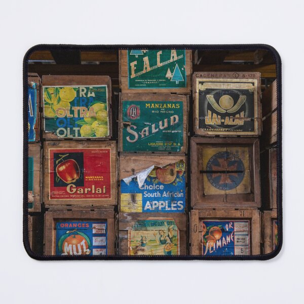 Item preview, Old crates of local goods at the Deutsches Hafenmuseum designed and sold by WorldScenery.