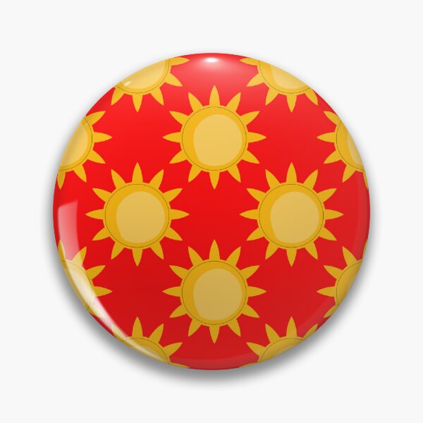 Item preview, Shining Sun On Red Background Pattern  designed and sold by PatternTitan.