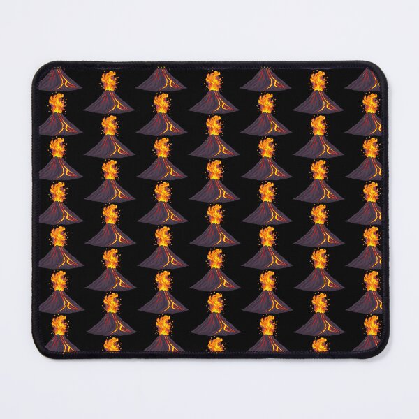 Item preview, Majestic Eruption of a Stylized Volcano with Fiery Lava Flow designed and sold by artwaves.