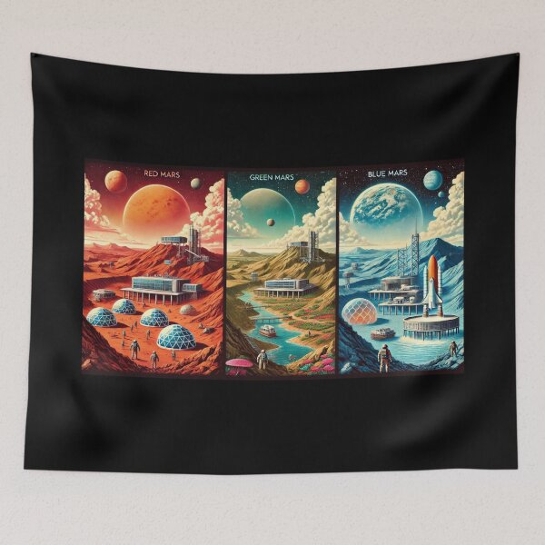 Item preview, Mars Trilogy | Red, Green, Blue Mars designed and sold by Random-Reality.