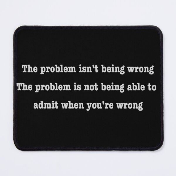 Item preview, Thoughts about being wrong designed and sold by onum2018.