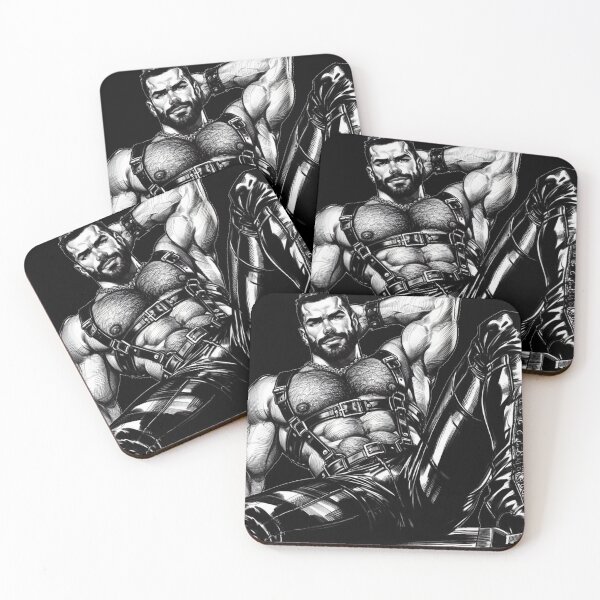Item preview, Gay Leather Brazil Leder Pride Daddy Graphic Design designed and sold by ItsAKinkThing.
