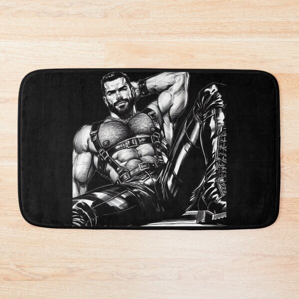 Item preview, Gay Leather Brazil Leder Pride Daddy Graphic Design designed and sold by ItsAKinkThing.