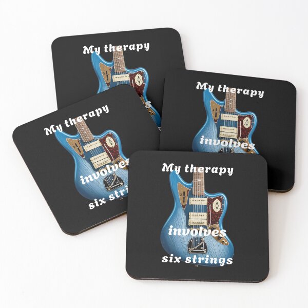 Item preview, My therapy involves six strings - funny saying designed and sold by Pflugart.
