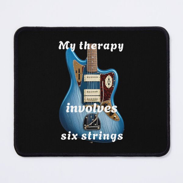 Item preview, My therapy involves six strings - funny saying designed and sold by Pflugart.