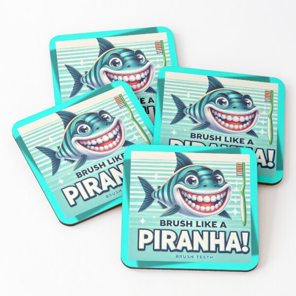 Item preview, brush like piranha clean teeth project for kids challenge designed and sold by BestDetailer.