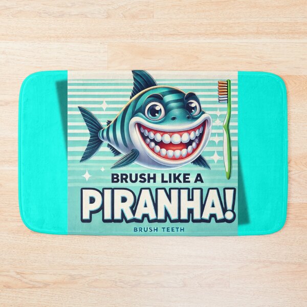 Item preview, brush like piranha clean teeth project for kids challenge designed and sold by BestDetailer.