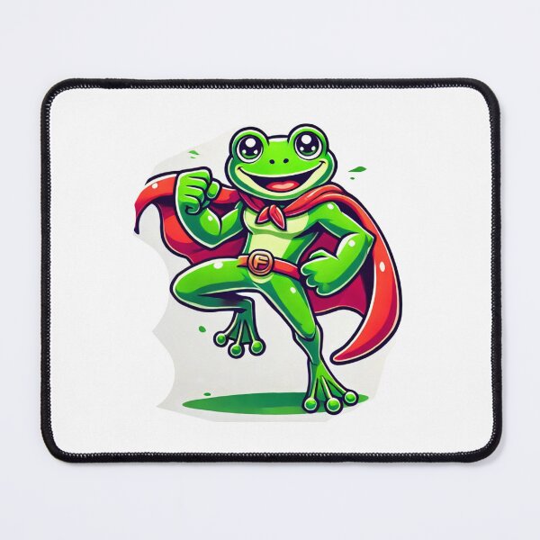 Item preview, Frog Super Hero Cartoon for Kids designed and sold by BestDetailer.