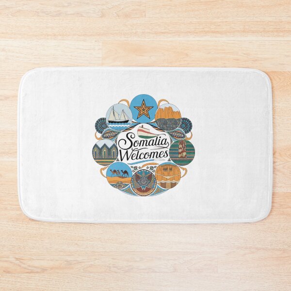 Item preview, Somalia Welcomes Flag Map Mogadishu, Puntland designed and sold by AnimalsDH305.