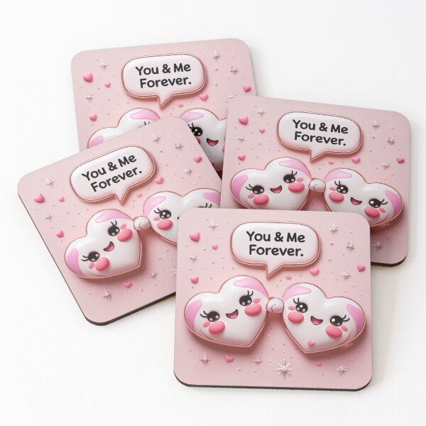 Item preview, Kawaii Love Hearts – You & Me Forever designed and sold by M_Arts.