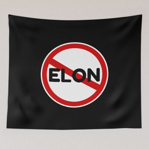 Item preview, Anti Elon designed and sold by ThereseLyssia.