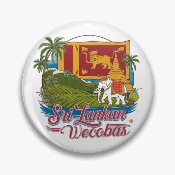 Item preview, Sri Lanka Welcomes Flag Map Colombo, Kandy, Galle designed and sold by AnimalsDH305.