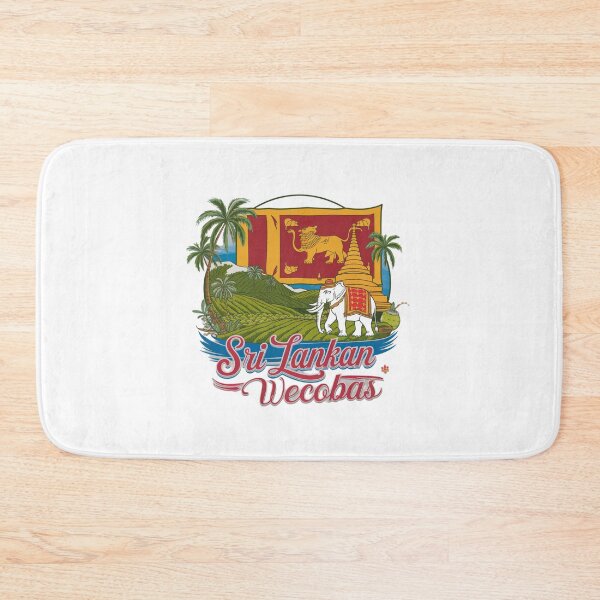 Item preview, Sri Lanka Welcomes Flag Map Colombo, Kandy, Galle designed and sold by AnimalsDH305.