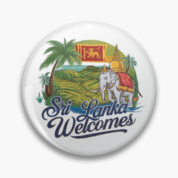 Item preview, Sri Lanka Welcomes Flag Map Colombo, Kandy, Galle designed and sold by AnimalsDH305.