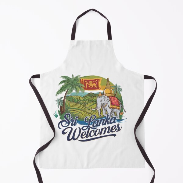 Item preview, Sri Lanka Welcomes Flag Map Colombo, Kandy, Galle designed and sold by AnimalsDH305.