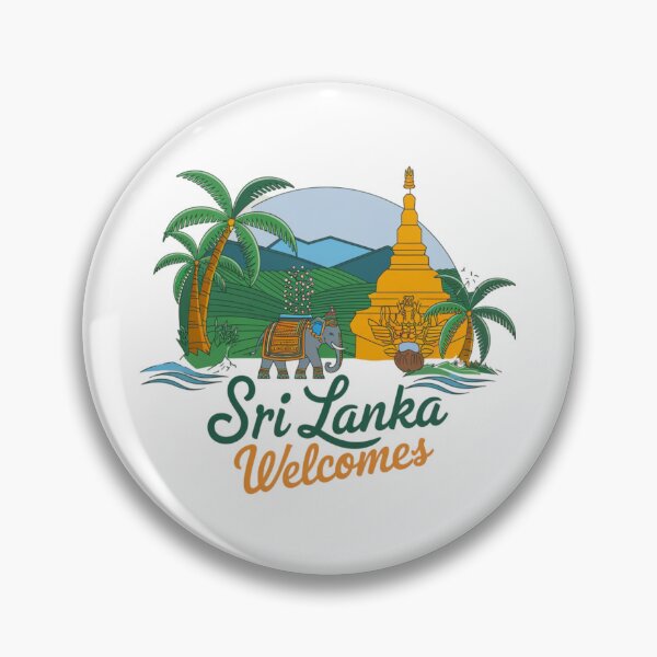 Item preview, Sri Lanka Welcomes Flag Map Colombo, Kandy, Galle designed and sold by AnimalsDH305.