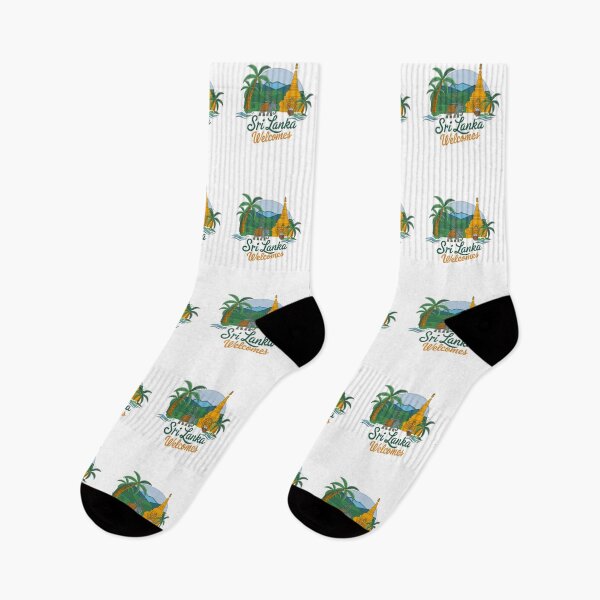 Item preview, Sri Lanka Welcomes Flag Map Colombo, Kandy, Galle designed and sold by AnimalsDH305.