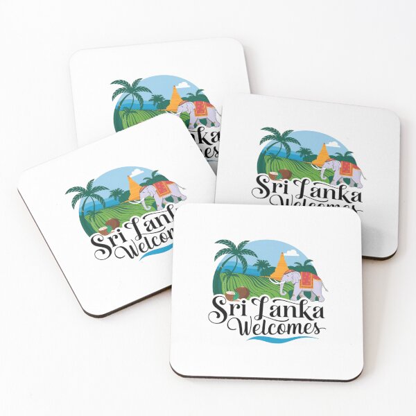 Item preview, Sri Lanka Welcomes Flag Map Colombo, Kandy, Galle designed and sold by AnimalsDH305.