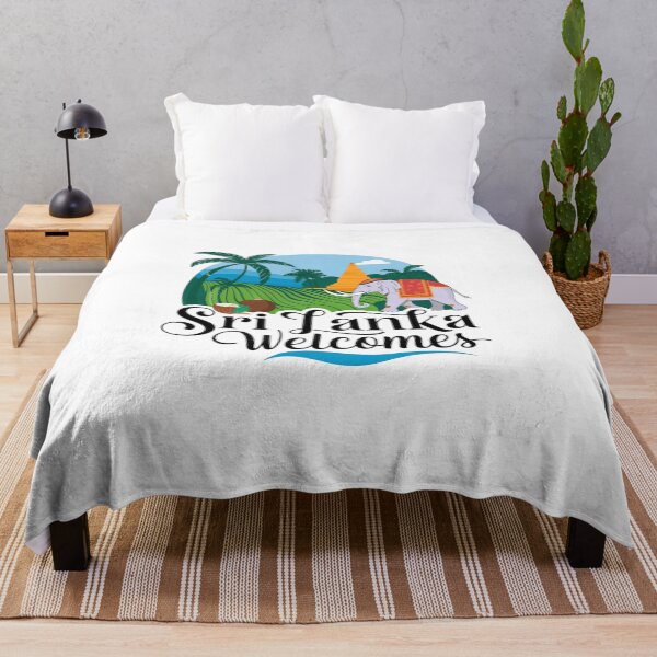 Item preview, Sri Lanka Welcomes Flag Map Colombo, Kandy, Galle designed and sold by AnimalsDH305.