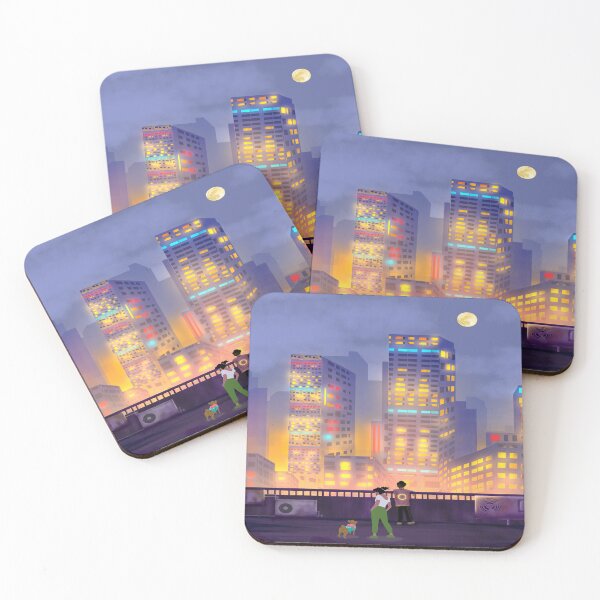 Item preview, Moonlit Metropolis designed and sold by goldcov.