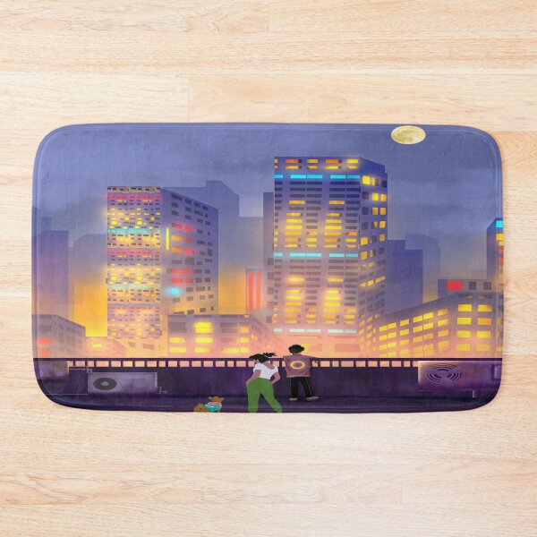 Item preview, Moonlit Metropolis designed and sold by goldcov.