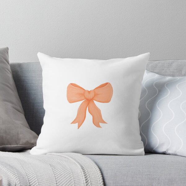 Item preview, Simple orange love-heart bow designed and sold by Eva4EvaDesigns.