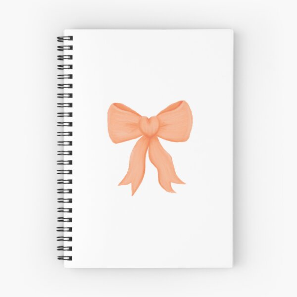 Item preview, Simple orange love-heart bow designed and sold by Eva4EvaDesigns.