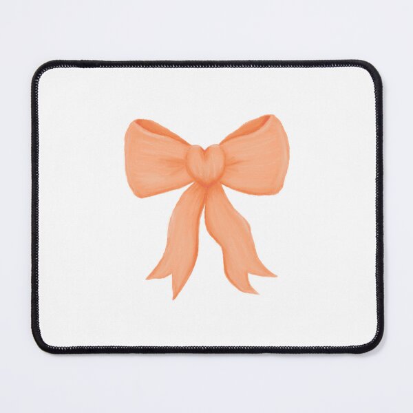 Item preview, Simple orange love-heart bow designed and sold by Eva4EvaDesigns.