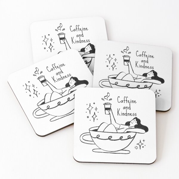 Item preview, Caffeine and Kindness designed and sold by freeArt10.