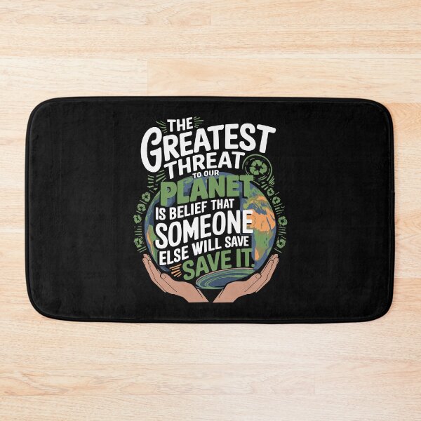 Item preview, Earth Day - The Greatest Threat to Our Planet designed and sold by tmerchtrends.