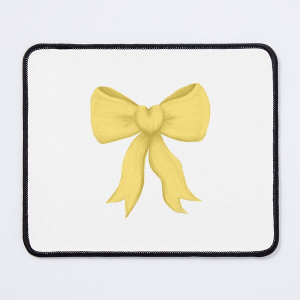 Item preview, Simple yellow love-heart bow designed and sold by Eva4EvaDesigns.