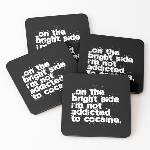 Item preview, On The Bright Side I'm Not Addicted To Cocaine designed and sold by Bleak Shirt.