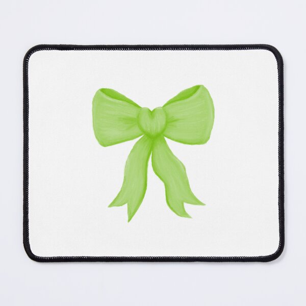 Item preview, Simple green love-heart bow designed and sold by Eva4EvaDesigns.