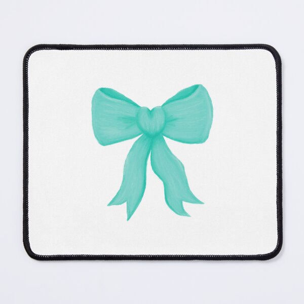 Item preview, Simple light blue love-heart bow designed and sold by Eva4EvaDesigns.