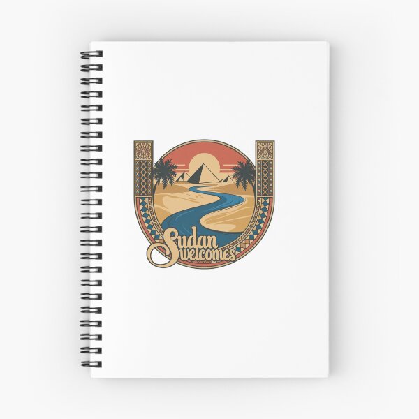 Item preview, Sudan Welcomes Flag Map Khartoum, Blue Nile designed and sold by AnimalsDH305.