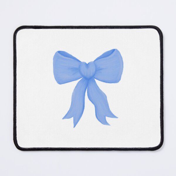 Item preview, Simple blue love-heart bow designed and sold by Eva4EvaDesigns.