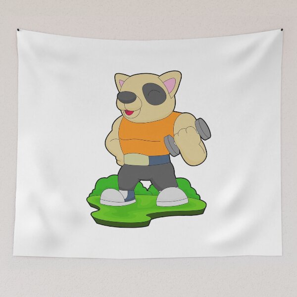 Item preview, Dog Bodybuilder Dumbbell Bodybuilding designed and sold by Snabdesign84.