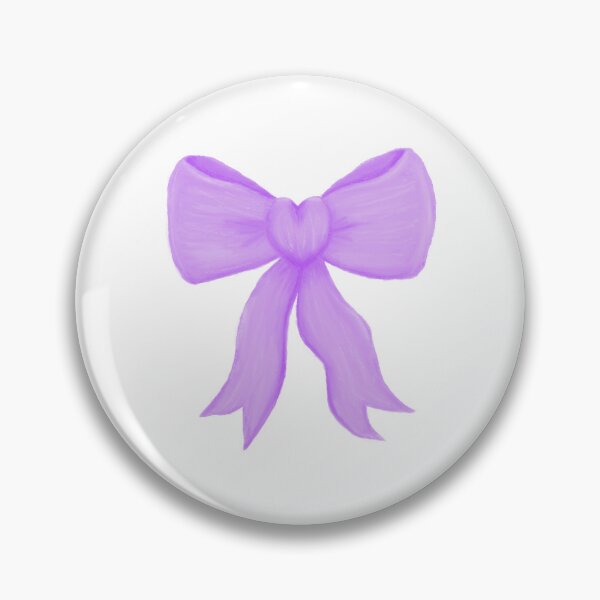 Item preview, Simple purple love-heart bow designed and sold by Eva4EvaDesigns.