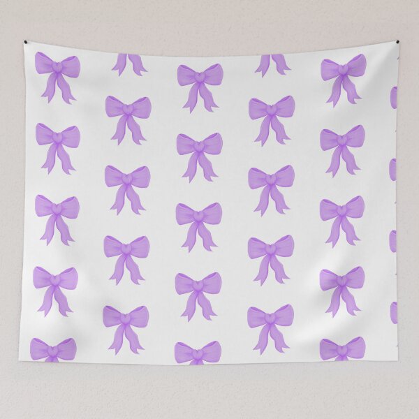 Item preview, Simple purple love-heart bow designed and sold by Eva4EvaDesigns.