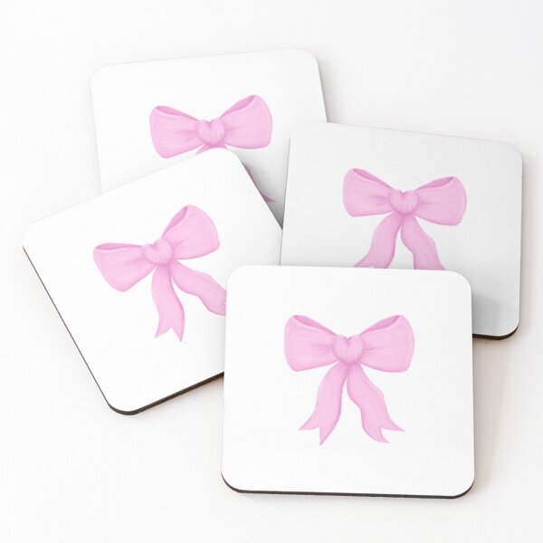 Item preview, Simple pink love-heart bow designed and sold by Eva4EvaDesigns.