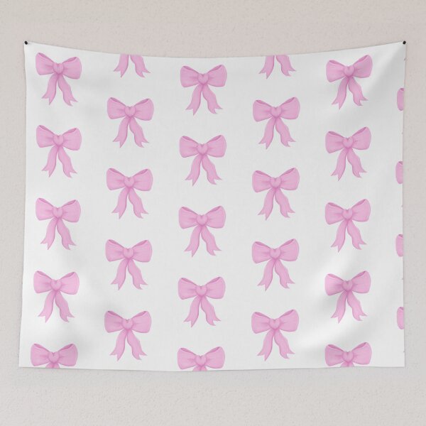 Item preview, Simple pink love-heart bow designed and sold by Eva4EvaDesigns.