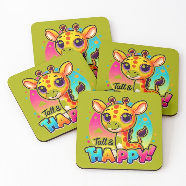 Item preview, Tiny Giraffe Happy and Joyful designed and sold by BestDetailer.