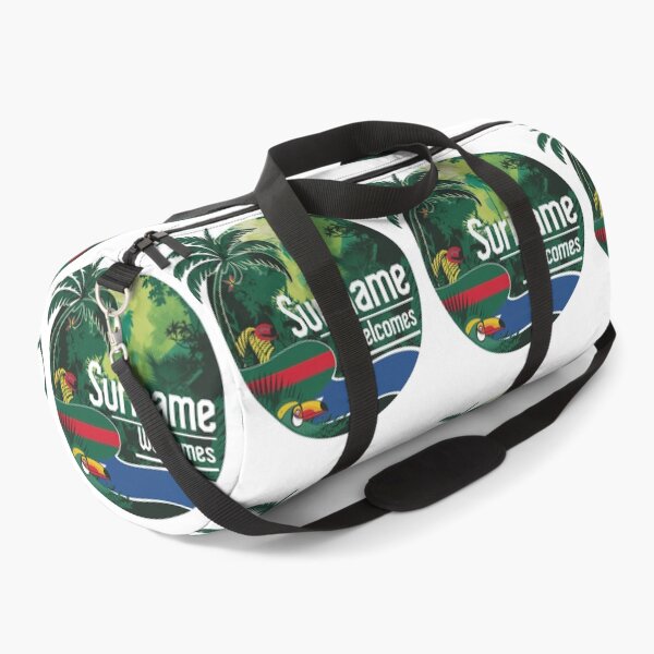 Item preview, Suriname Welcomes Flag Map Paramaribo,  Marowijne River designed and sold by AnimalsDH305.