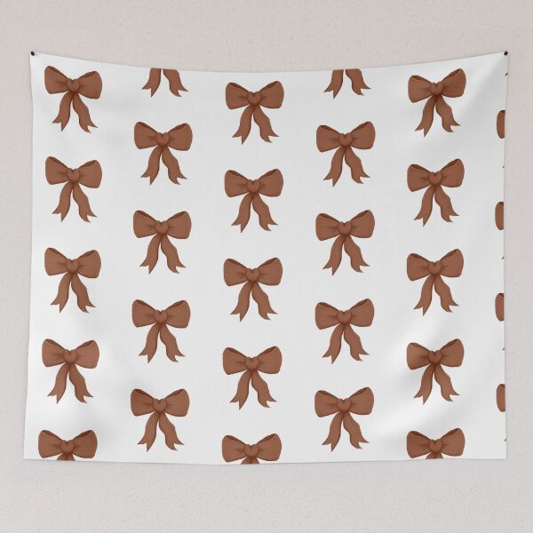 Item preview, Simple brown love-heart bow designed and sold by Eva4EvaDesigns.