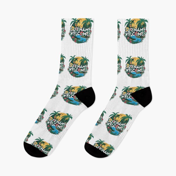 Item preview, Suriname Welcomes Flag Map Paramaribo, Marowijne River designed and sold by AnimalsDH305.
