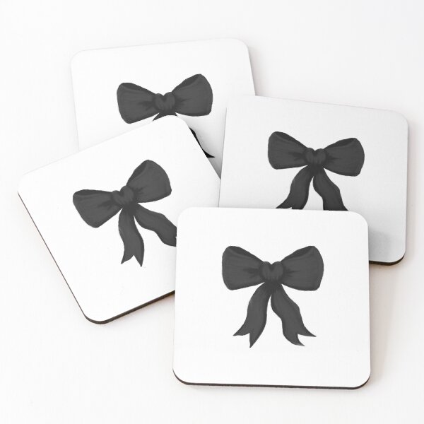 Item preview, Simple black love-heart bow designed and sold by Eva4EvaDesigns.