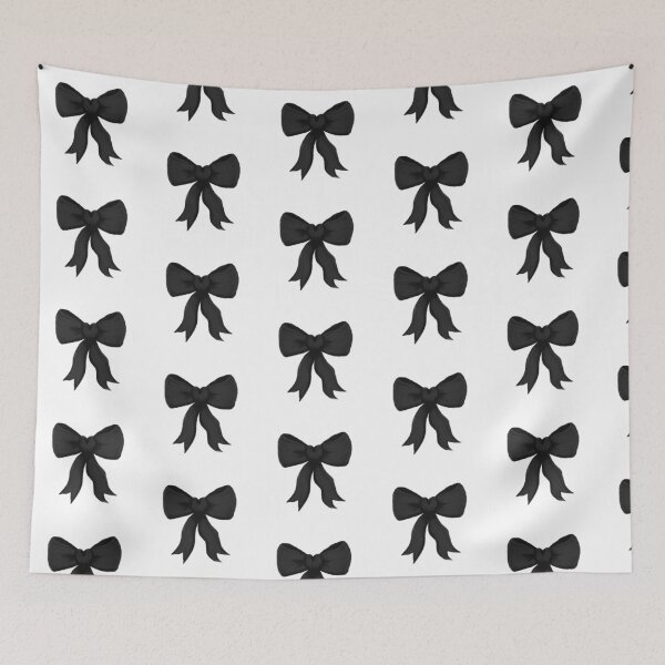 Item preview, Simple black love-heart bow designed and sold by Eva4EvaDesigns.